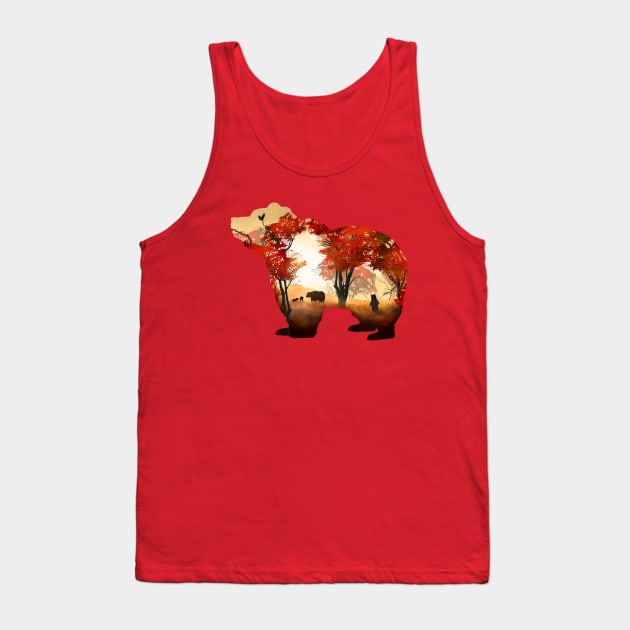 Bears in the Woods Tank Top by DVerissimo